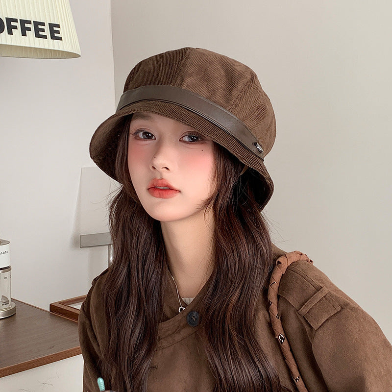 children's corduroy fisherman hat