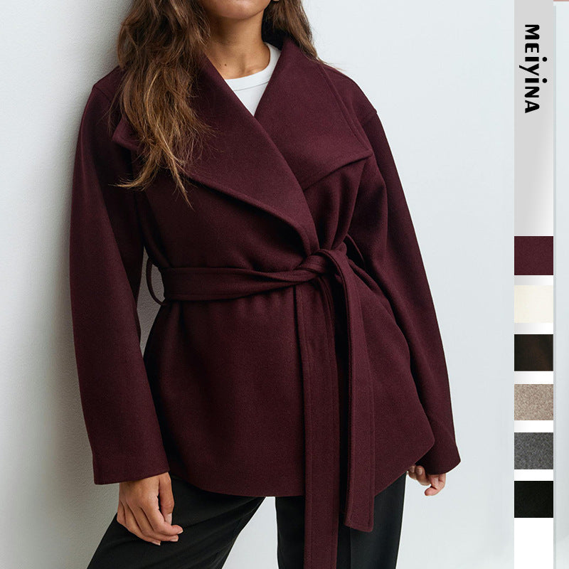 Autumn And Winter High-grade Woolen Coat
