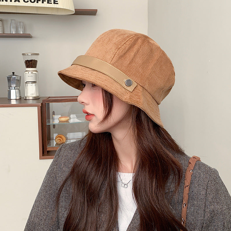 children's corduroy fisherman hat