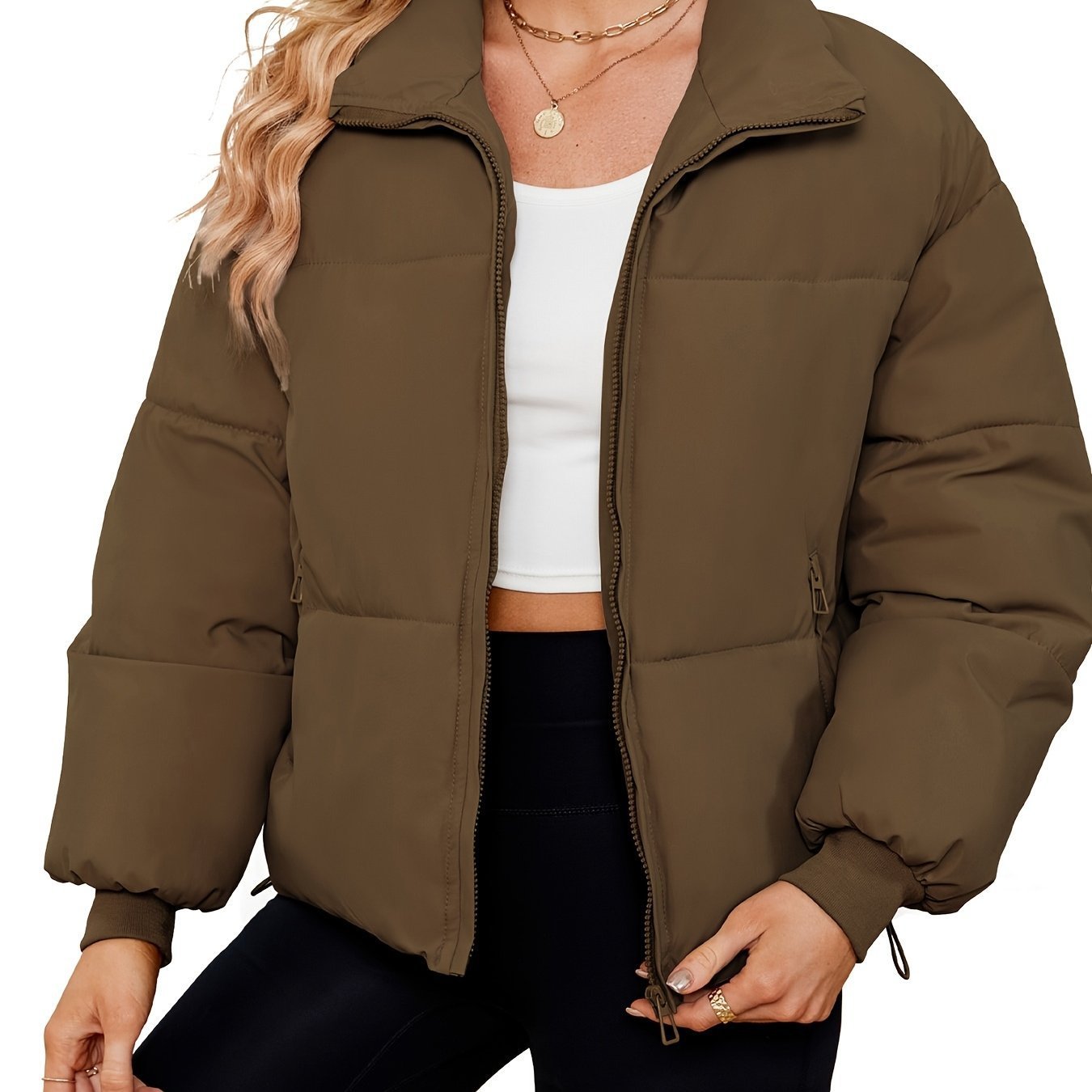 lightweight quilted down jacket for women