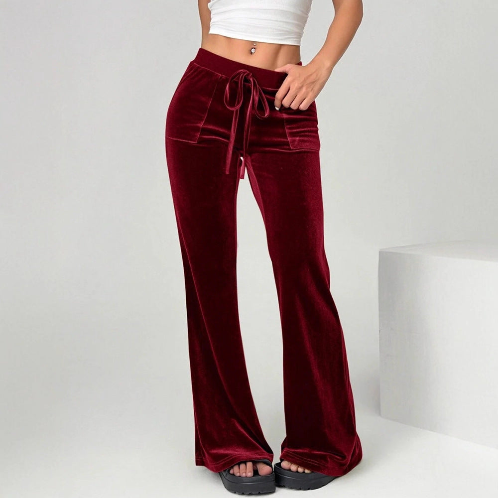 Casual flared trousers for women
