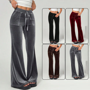 Casual flared trousers for women