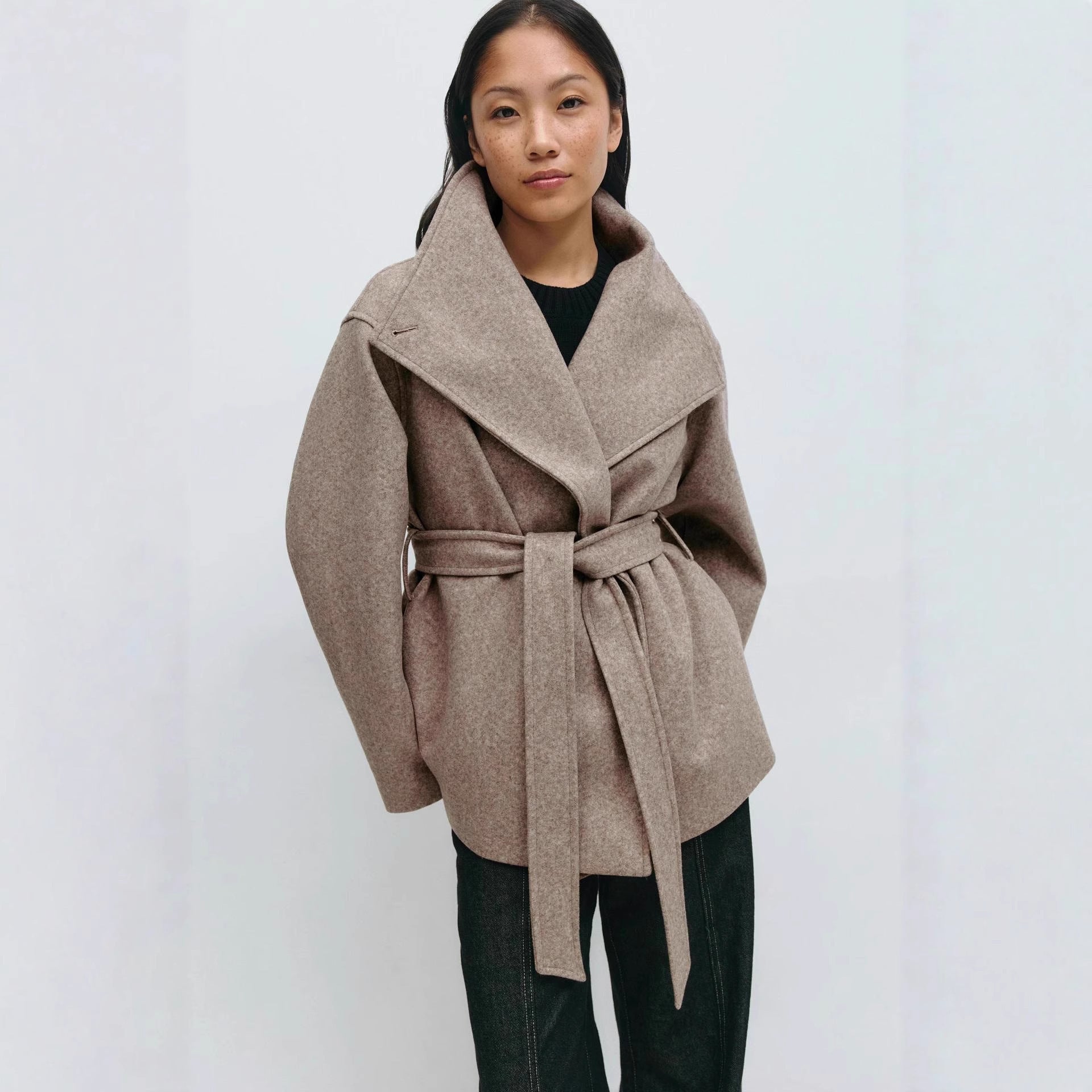Autumn And Winter High-grade Woolen Coat