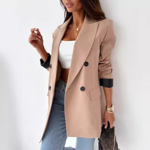 Long Sleeve Slim-fit Suit Jacket