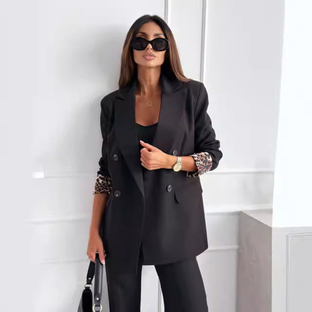 Long Sleeve Slim-fit Suit Jacket