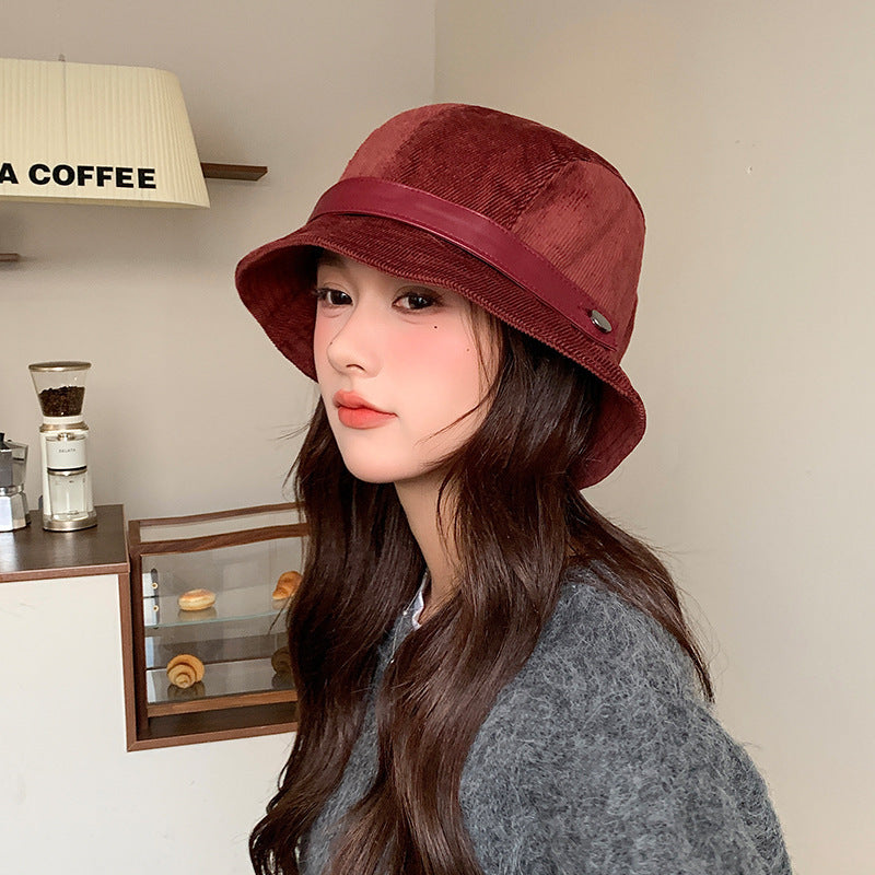 children's corduroy fisherman hat