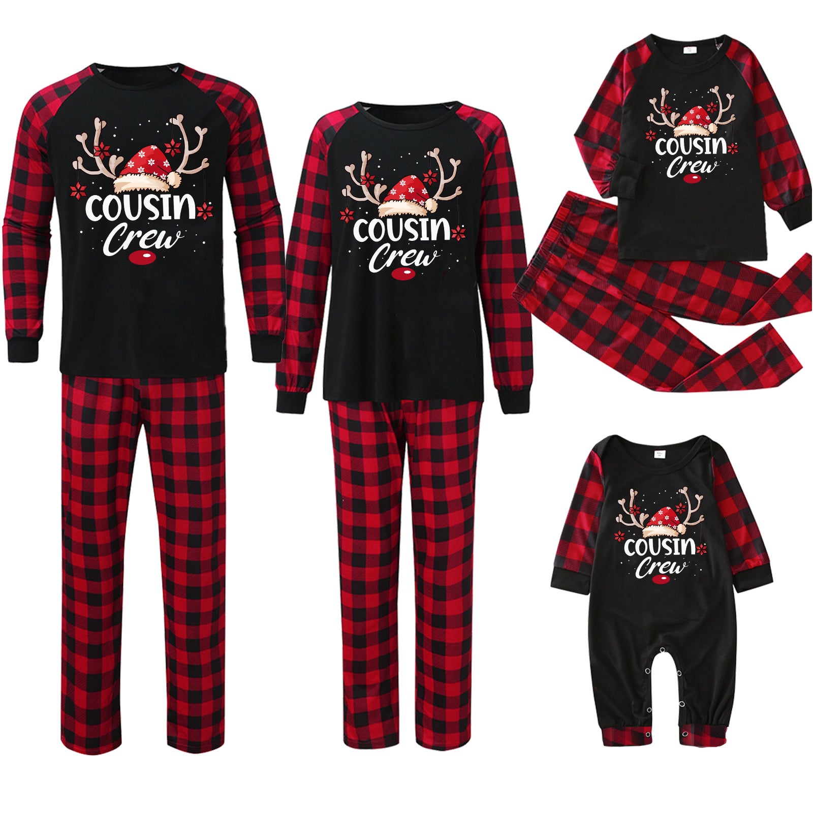 Christmas family matching pajamas set