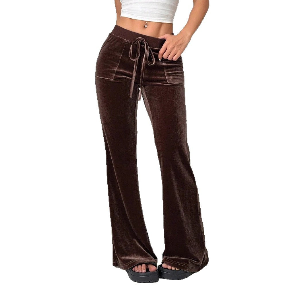 Casual flared trousers for women