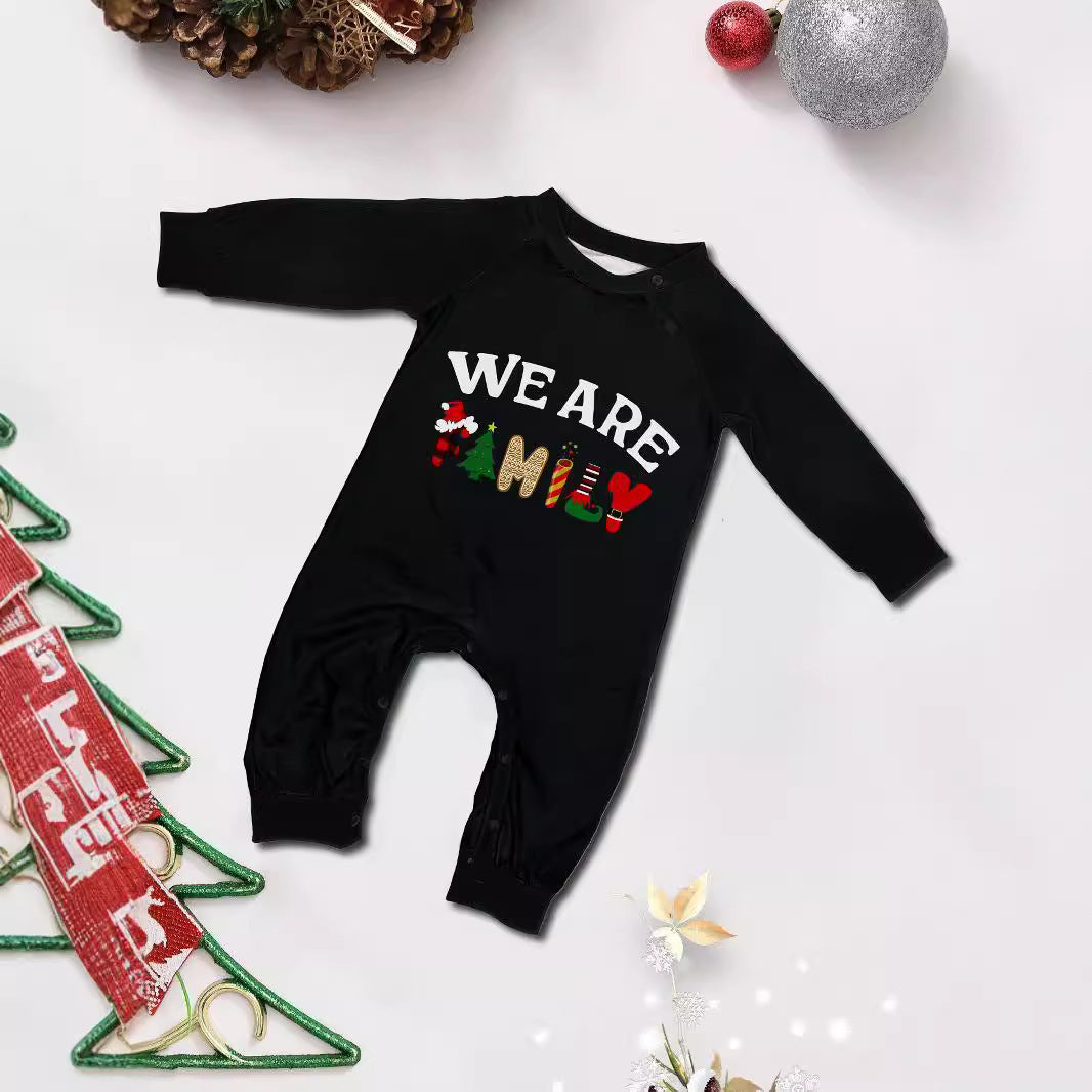 plaid letter printing home wear trousers