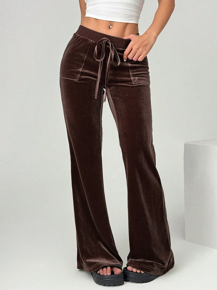 Casual flared trousers for women