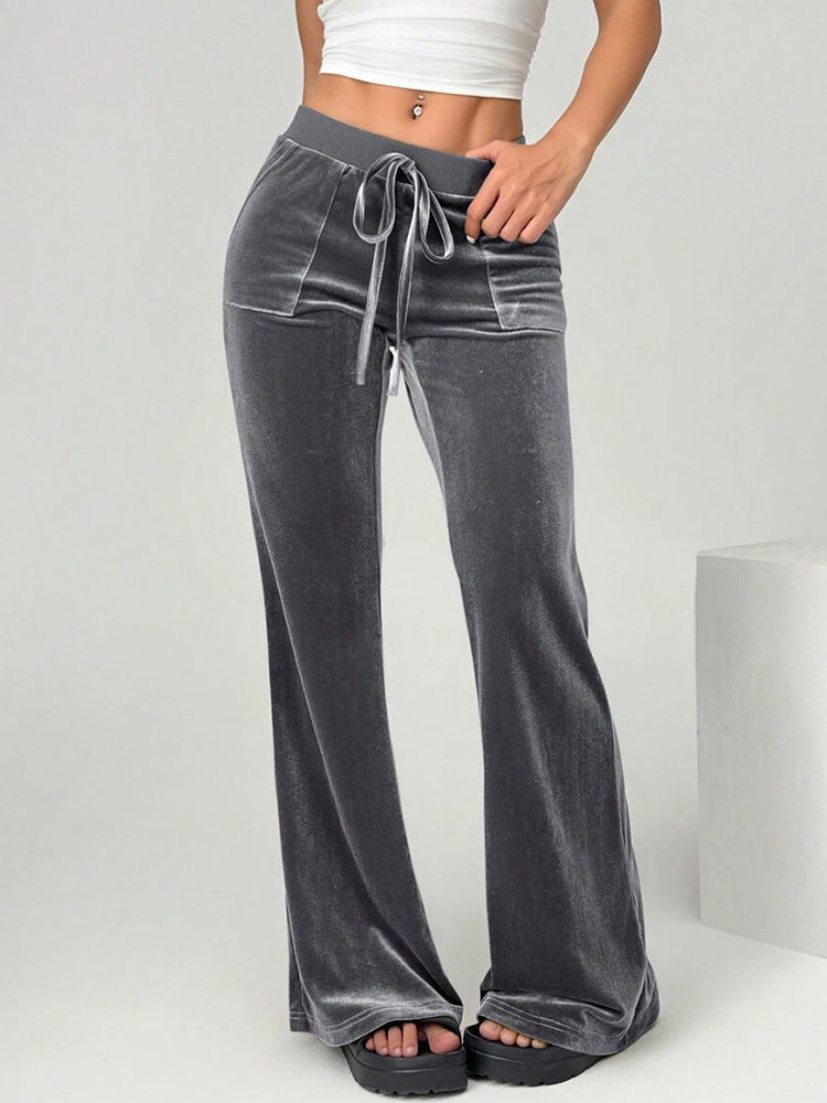 Casual flared trousers for women