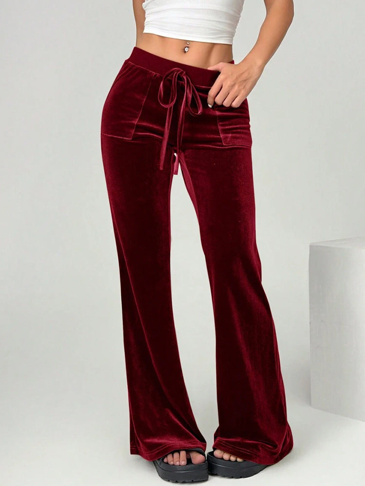 Casual flared trousers for women