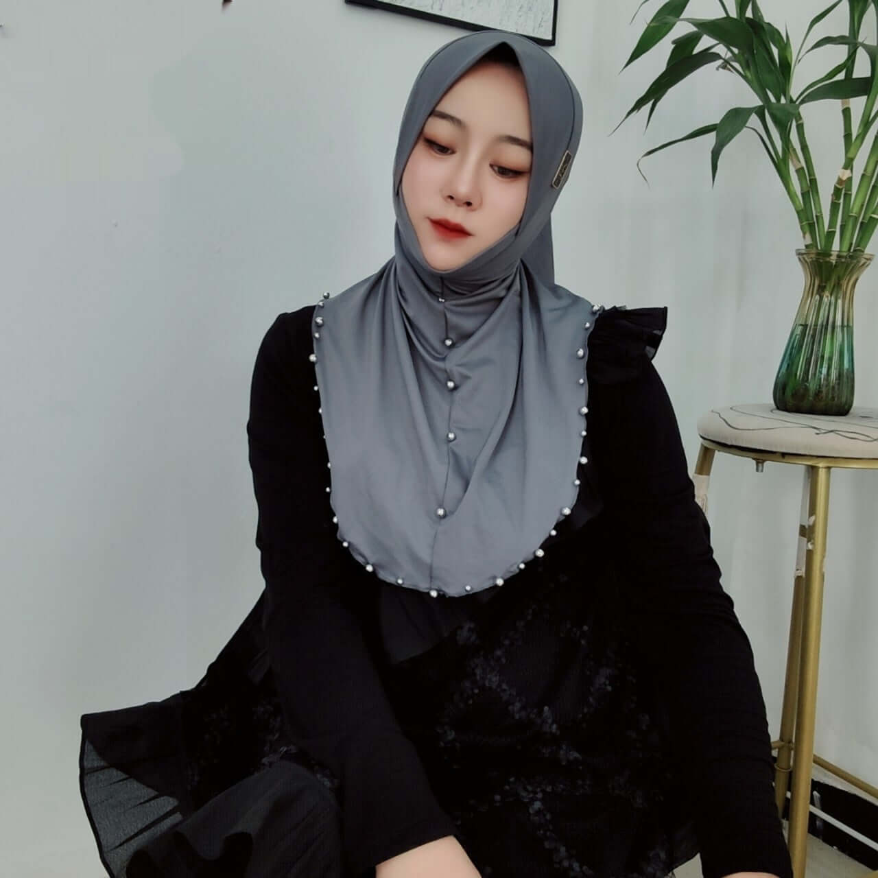 milk fiber wrap scarf Double-sided Tassel