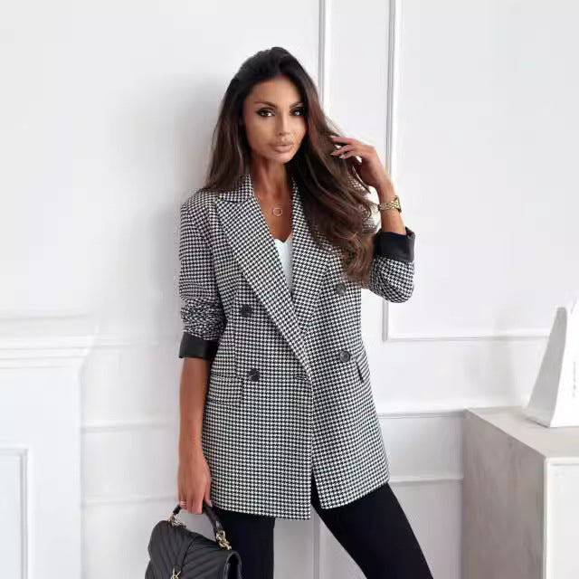 Long Sleeve Slim-fit Suit Jacket