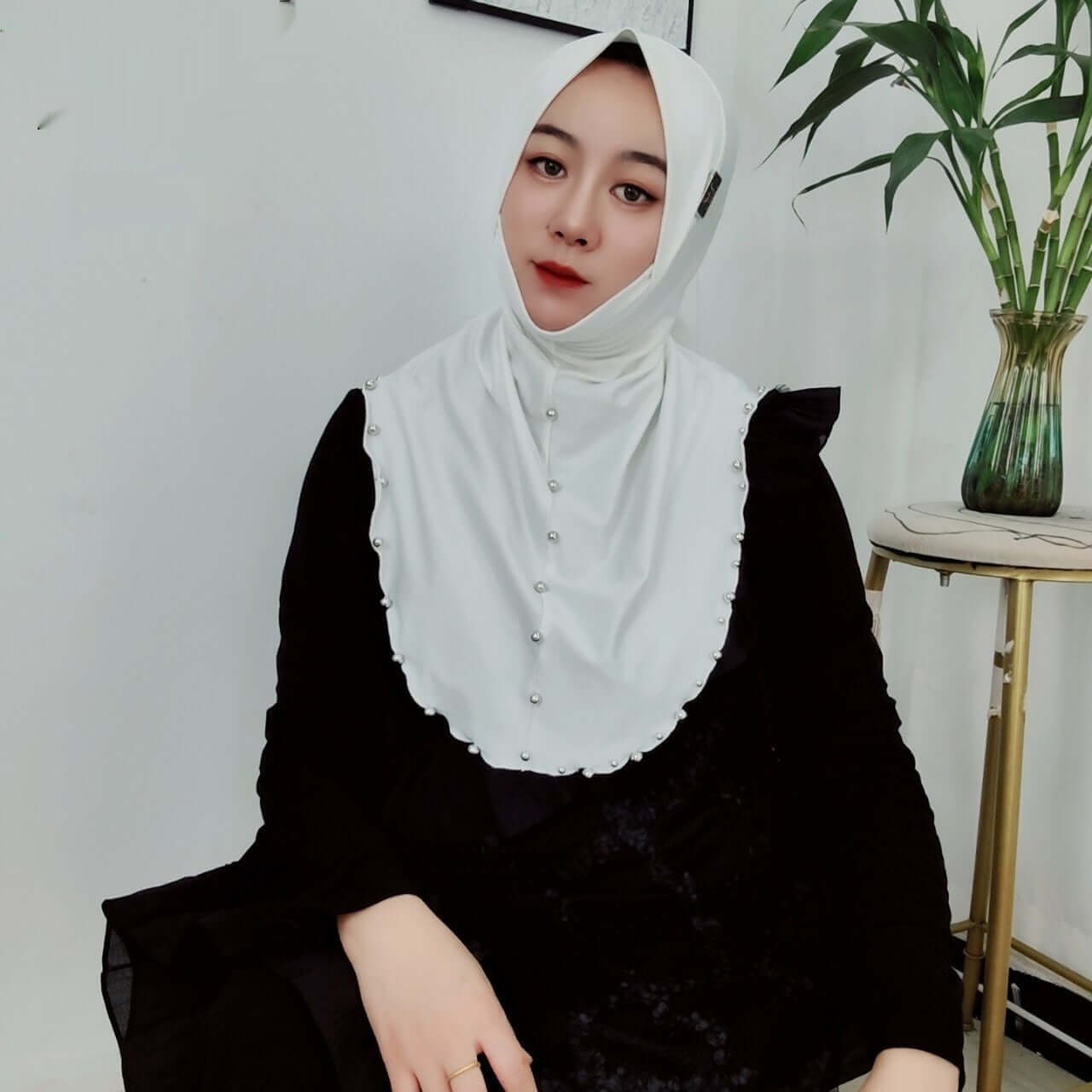 milk fiber wrap scarf Double-sided Tassel