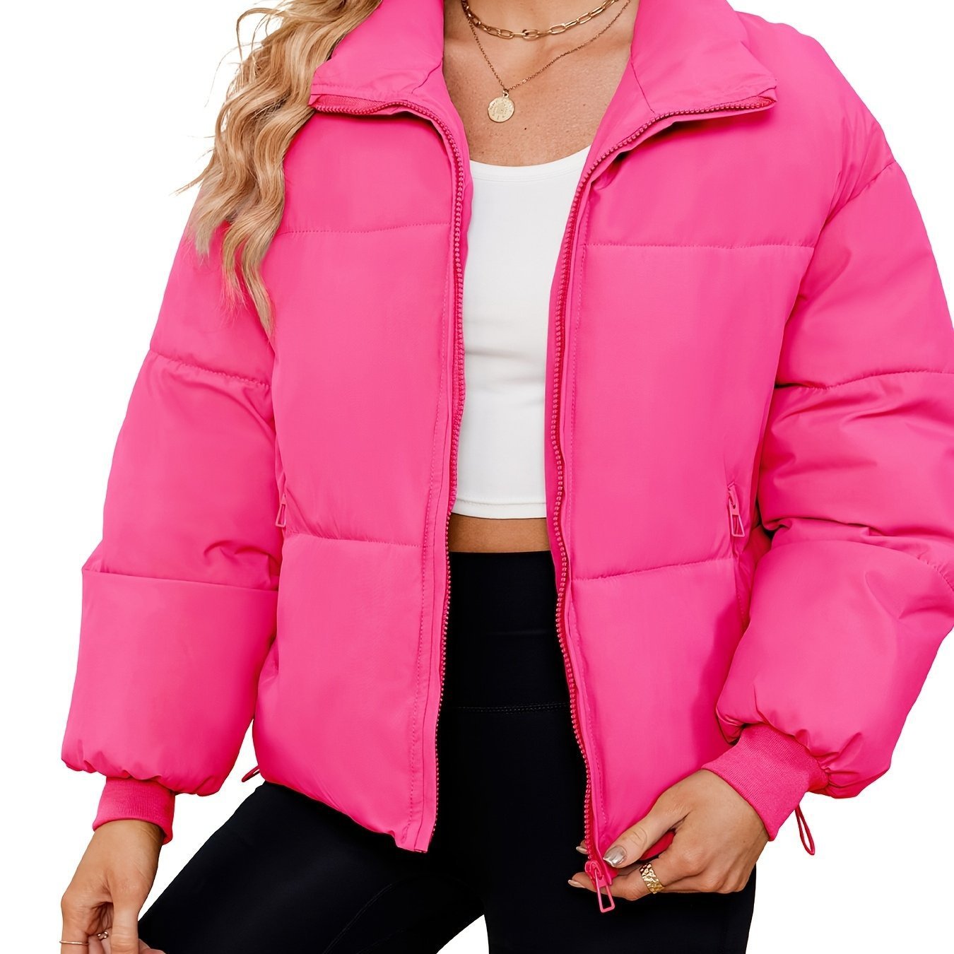 lightweight quilted down jacket for women