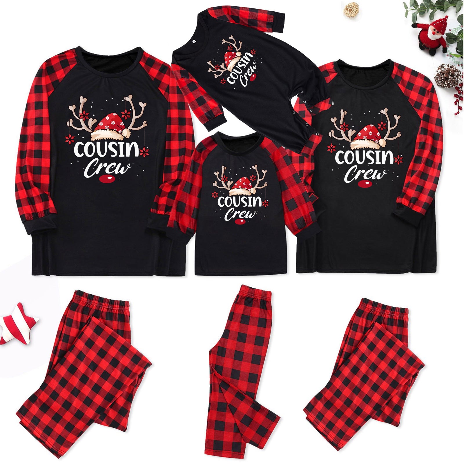 Christmas family matching pajamas set