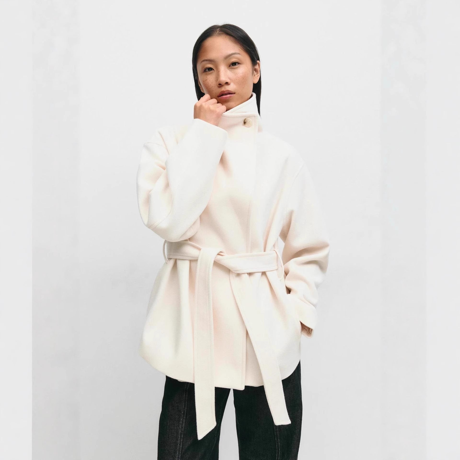 Autumn And Winter High-grade Woolen Coat