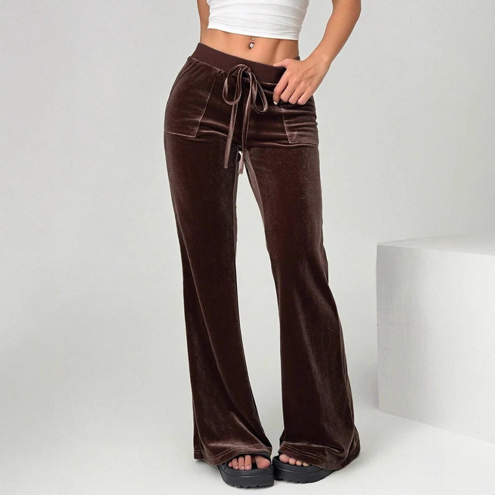 Casual flared trousers for women
