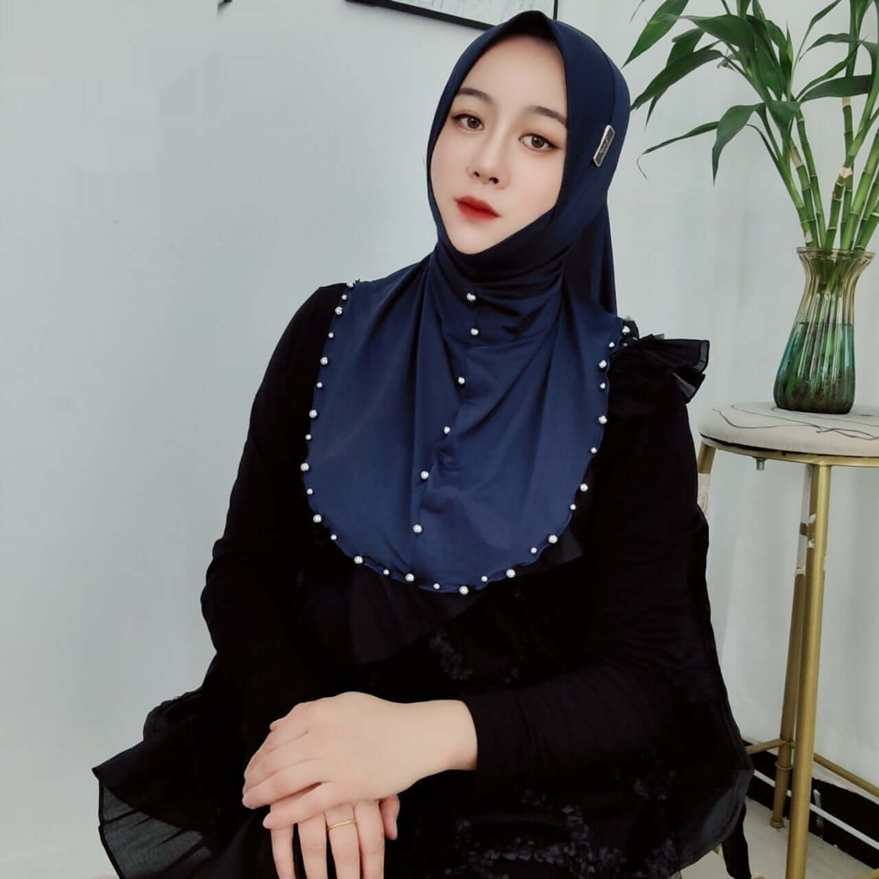 milk fiber wrap scarf Double-sided Tassel