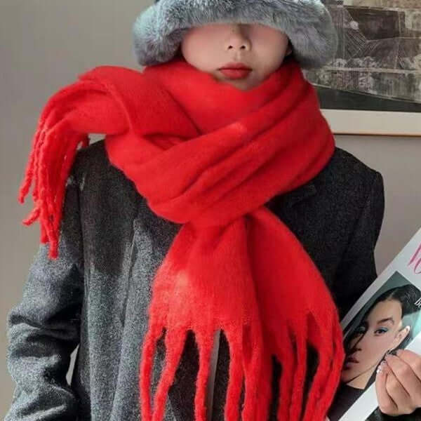 Women's Wool-like Autumn And Winter Scarf